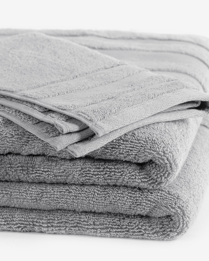 Hebký uterák z organickej bavlny - sivý